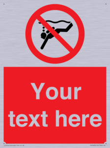 Custom prohibition No sub aqua diving